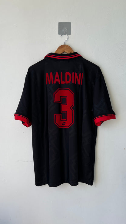 AC Milan 1996-97 Third Shirt Maldini #3 (XL)