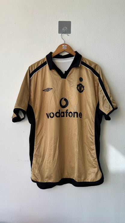 Manchester United 2001-02 Away/Third Shirt Beckham #7 (L) (Reversible)