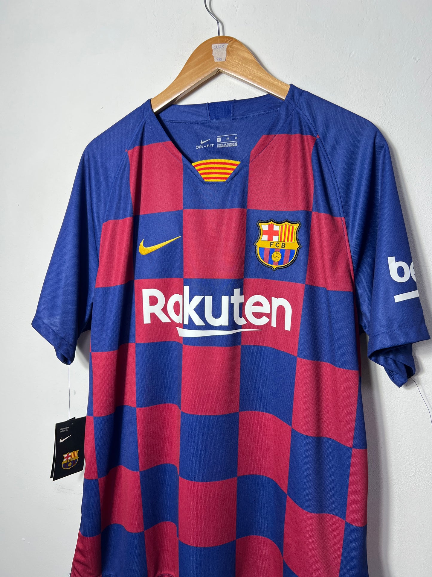 (XL) Barcelona 2019-20 Home Shirt Pique #3 (NEW)