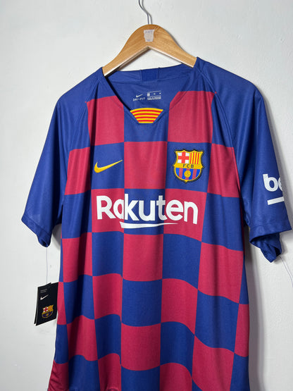 (XL) Barcelona 2019-20 Home Shirt Pique #3 (NEW)