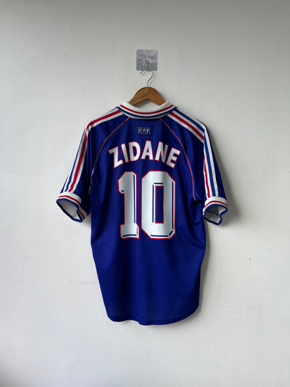 (M) France 1998-00 Home Shirt Zidane #10