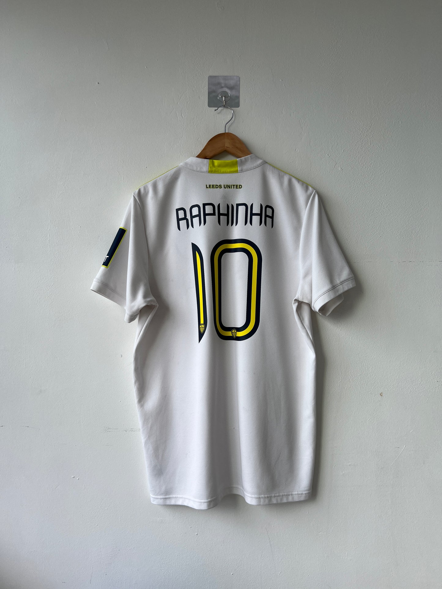 (XL) Leeds United 2021-22 Home Shirt Raphinha #10