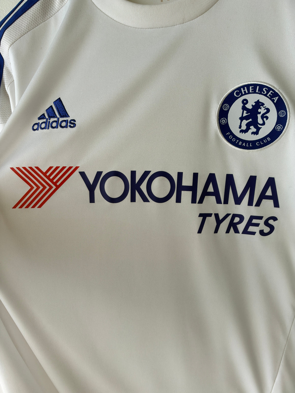 (M) Chelsea 2015-16 Away Long Sleeve Shirt Hazard #10