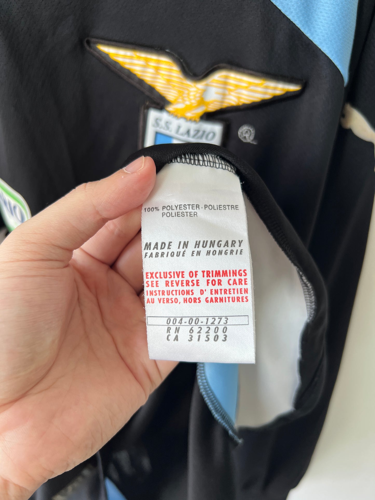 (L) Lazio 1999-00 Away Long Sleeve Shirt