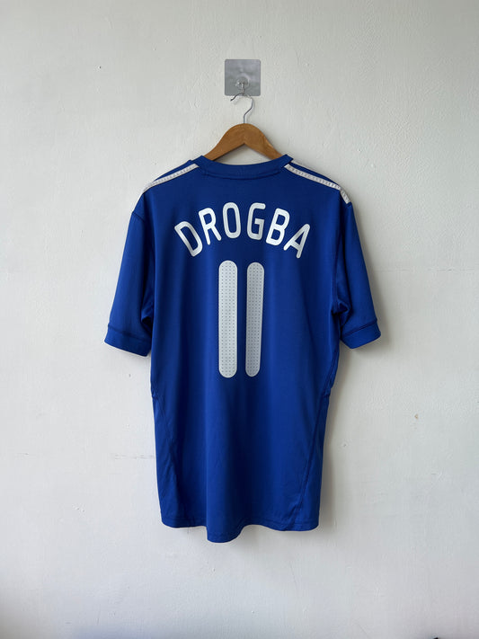 (L) Chelsea 2009-10 Home Shirt Drogba #11