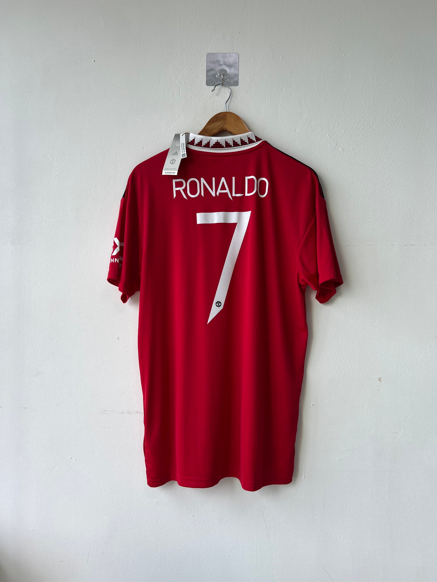 (L) Manchester United 2022-23 Home Shirt Ronaldo #7 (NEW)