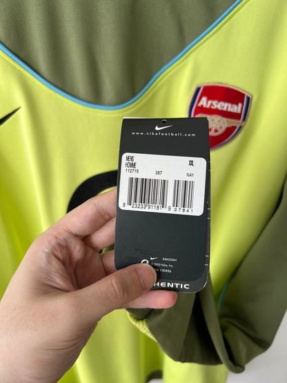 (XXL) Arsenal 2003-04 Goalkeeper Shirt Lehmann #1 (NEW)