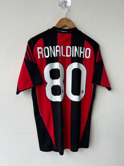 (M) AC Milan 2010-11 Home Shirt Ronaldinho #80