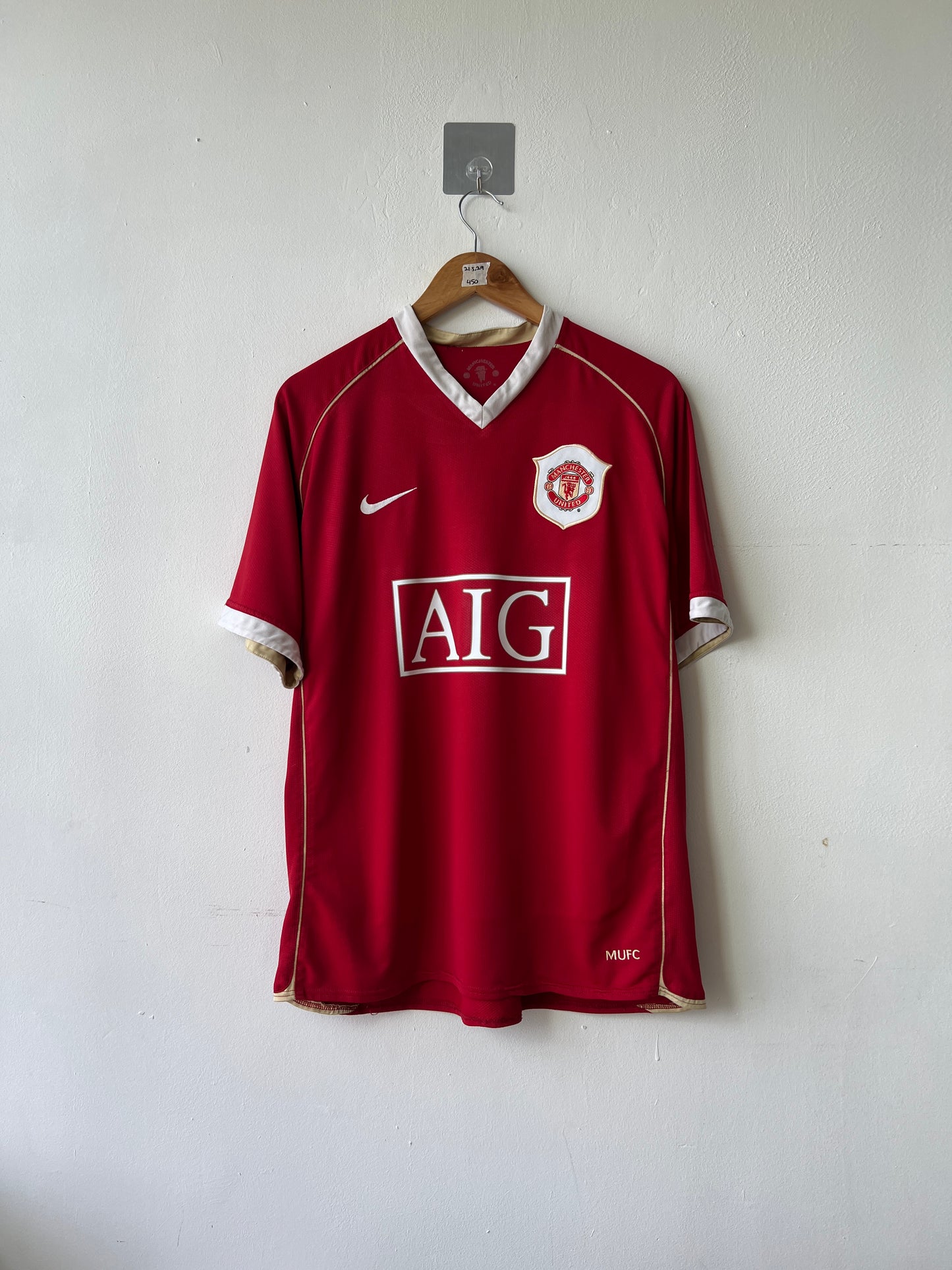 (L) Manchester United 2006-07 Home Shirt Ferdinand #5