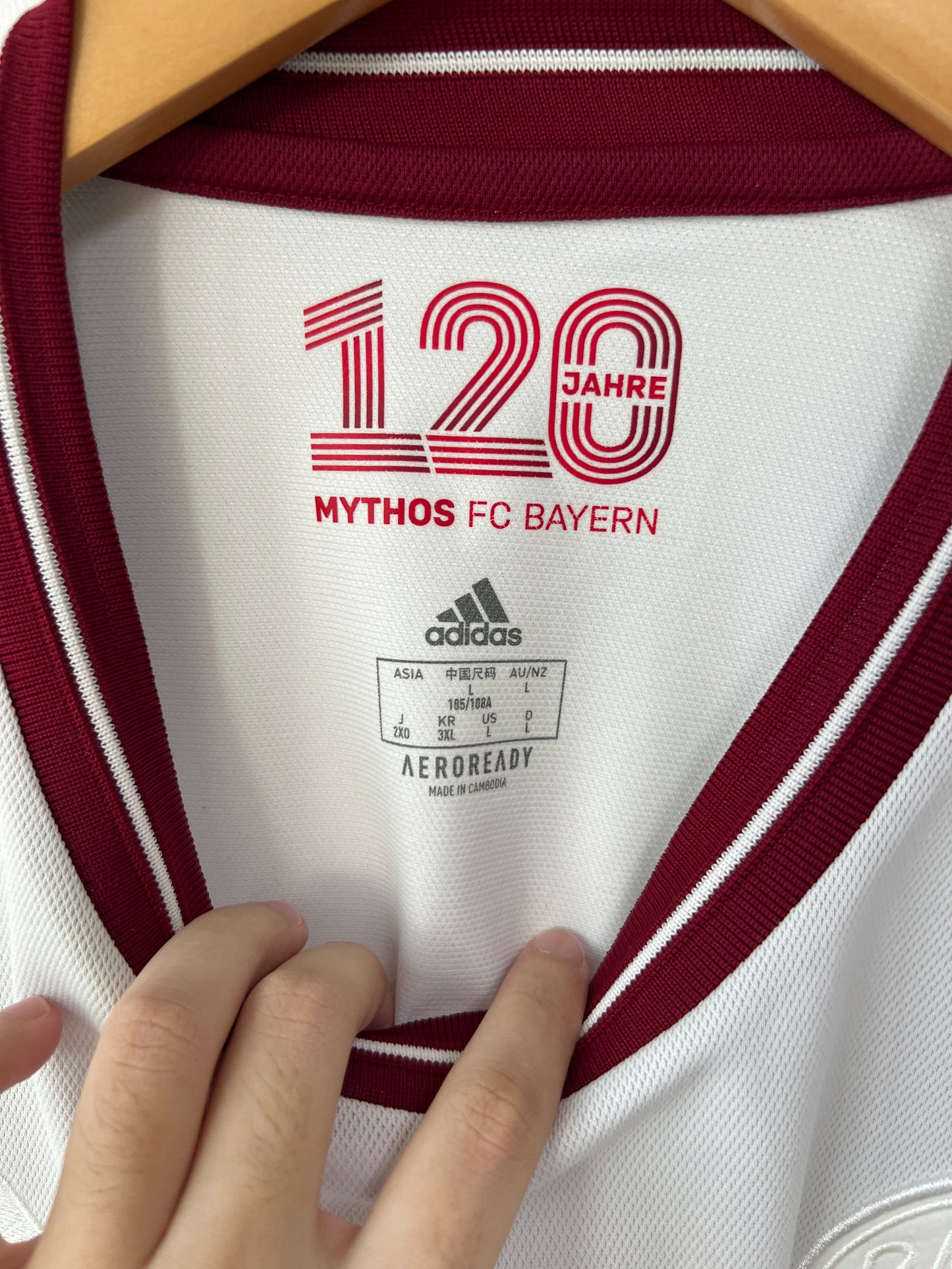(L) Bayern Munich 2019-20 '120th Anniversary' Special Edition Shirt