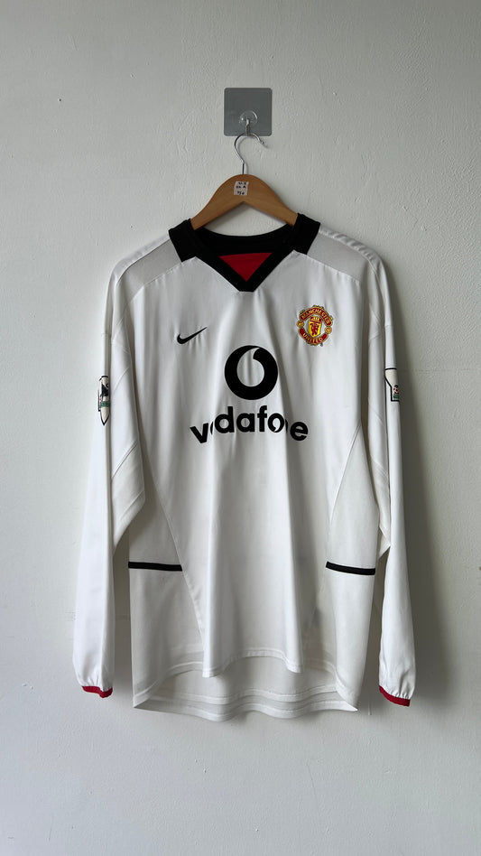 Manchester United 2002-03 Away L/S Shirt Beckham #7 (M)