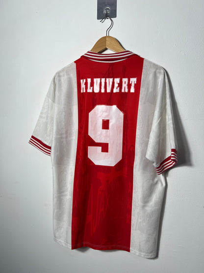 (L) Ajax 1996-97 Home Shirt Kluivert #9