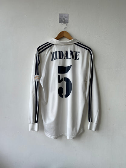 (L) Real Madrid 2002-03 Home Long Sleeve Shirt Zidane #5