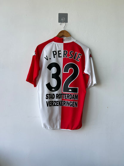 (L fits M) Feyenoord 2003-04 Home Shirt v.Persie #32