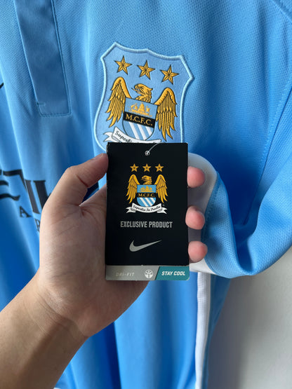 (L) Manchester City 2015-16 Home Shirt Kun Aguero #10 (NEW)