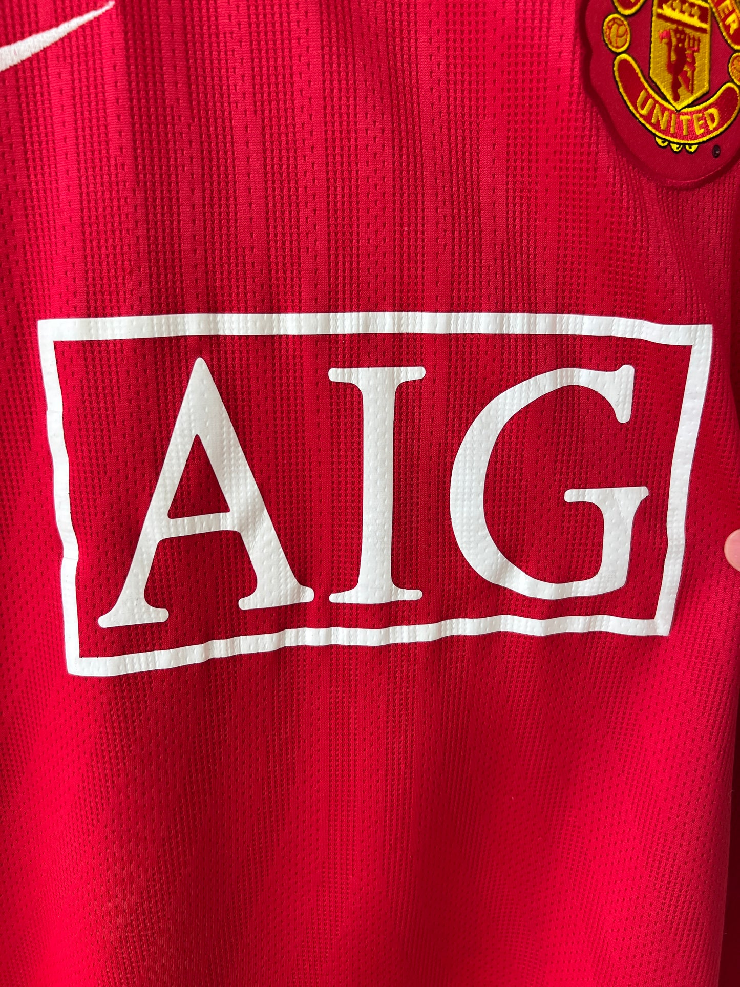 (M) Manchester United 2007-09 Home Shirt Ronaldo #7