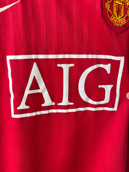 (M) Manchester United 2007-09 Home Shirt Ronaldo #7