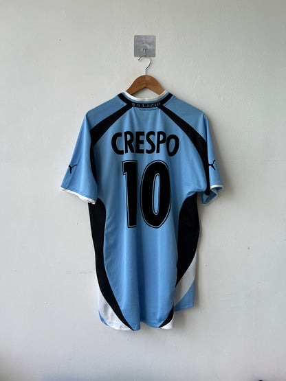 (L) Lazio 2000-01 Home Shirt Crespo #10
