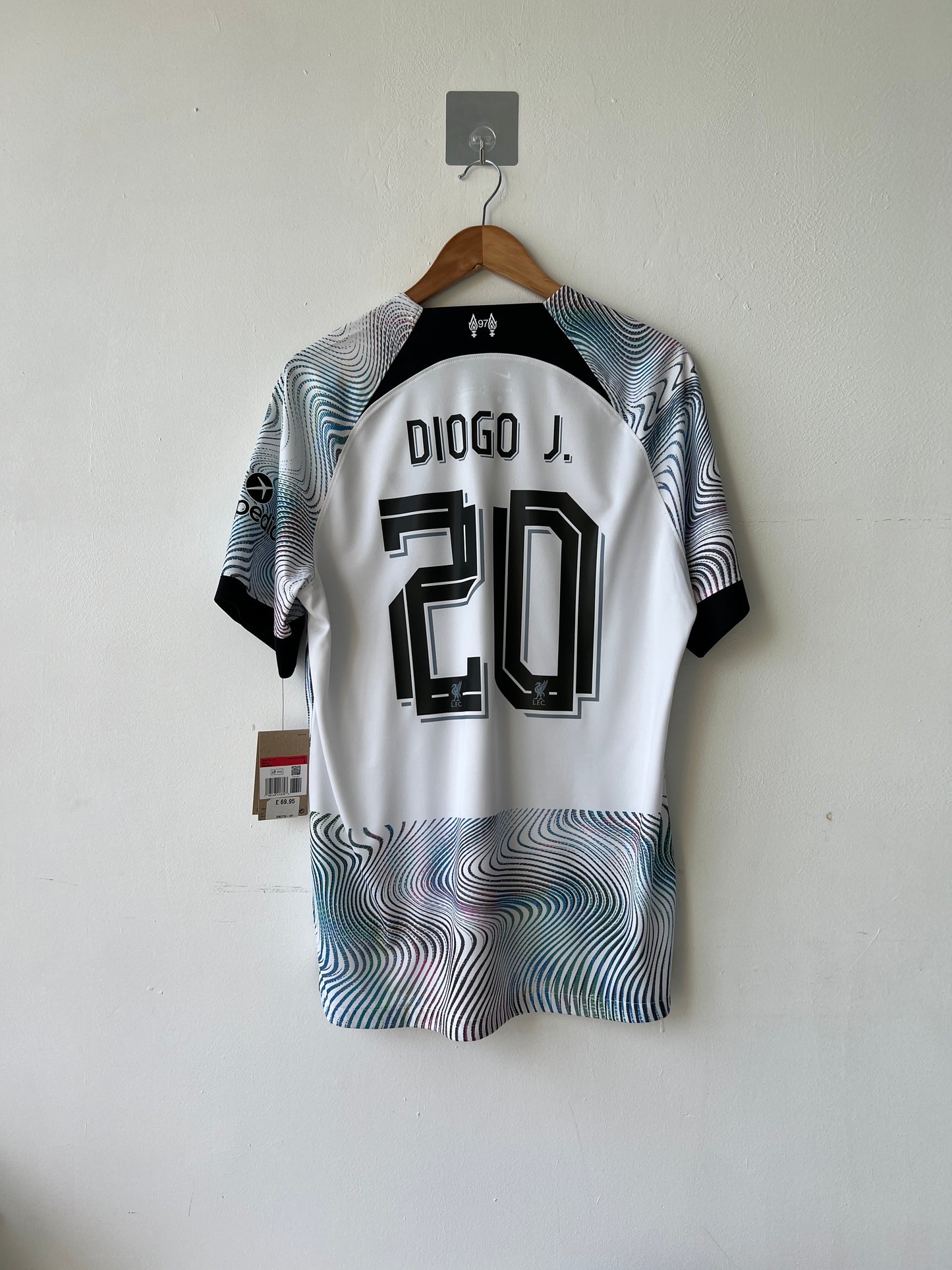 (L) Liverpool 2022-23 Away Shirt Diogo Jota #20 (NEW)