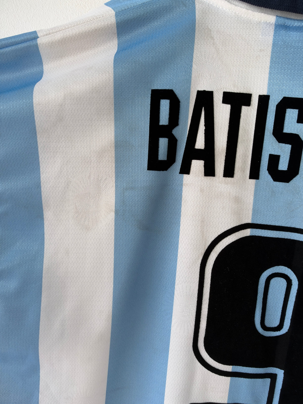 (L fits XL) Argentina 1999-00 Home Shirt Batistuta #9