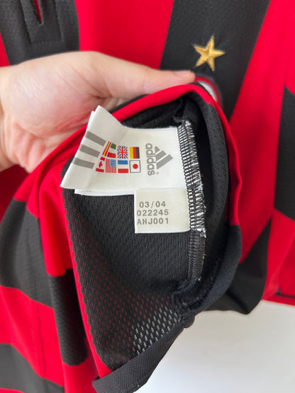 (M) AC Milan 2003-04 Home Shirt Kaka #22