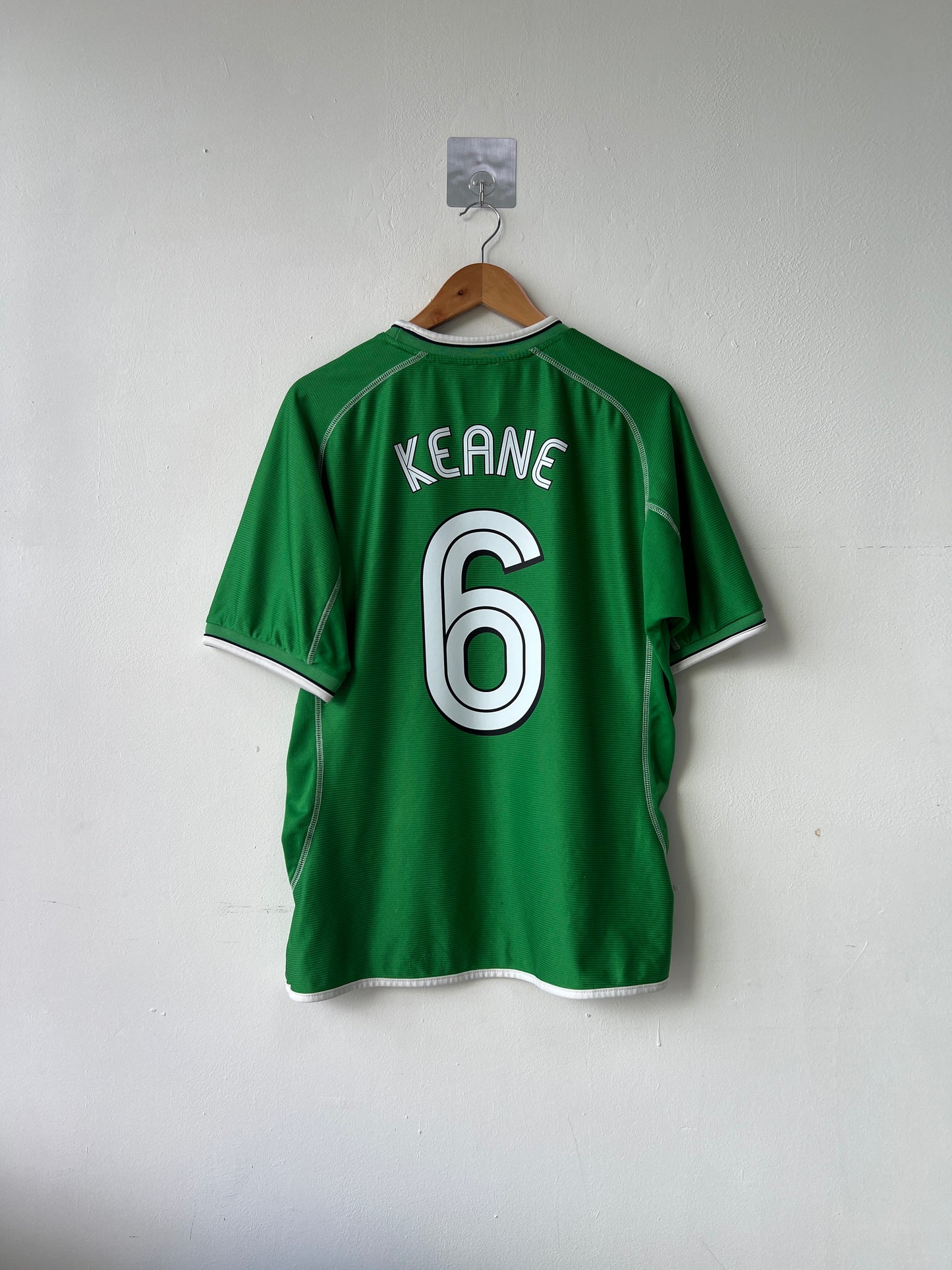 (L) Ireland 2002-03 Home Shirt Keane #6