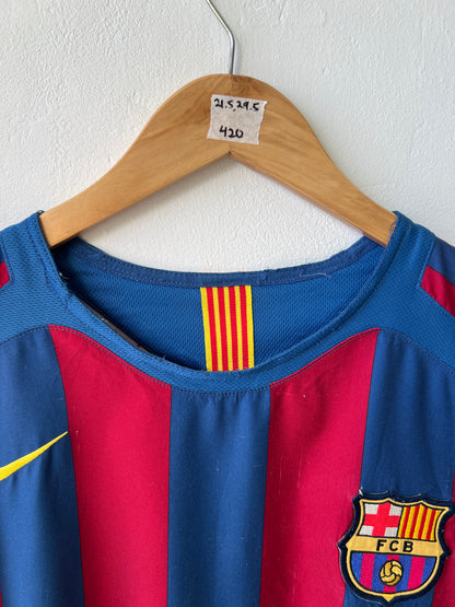(M) Barcelona 2005-06 Home Shirt Messi #30