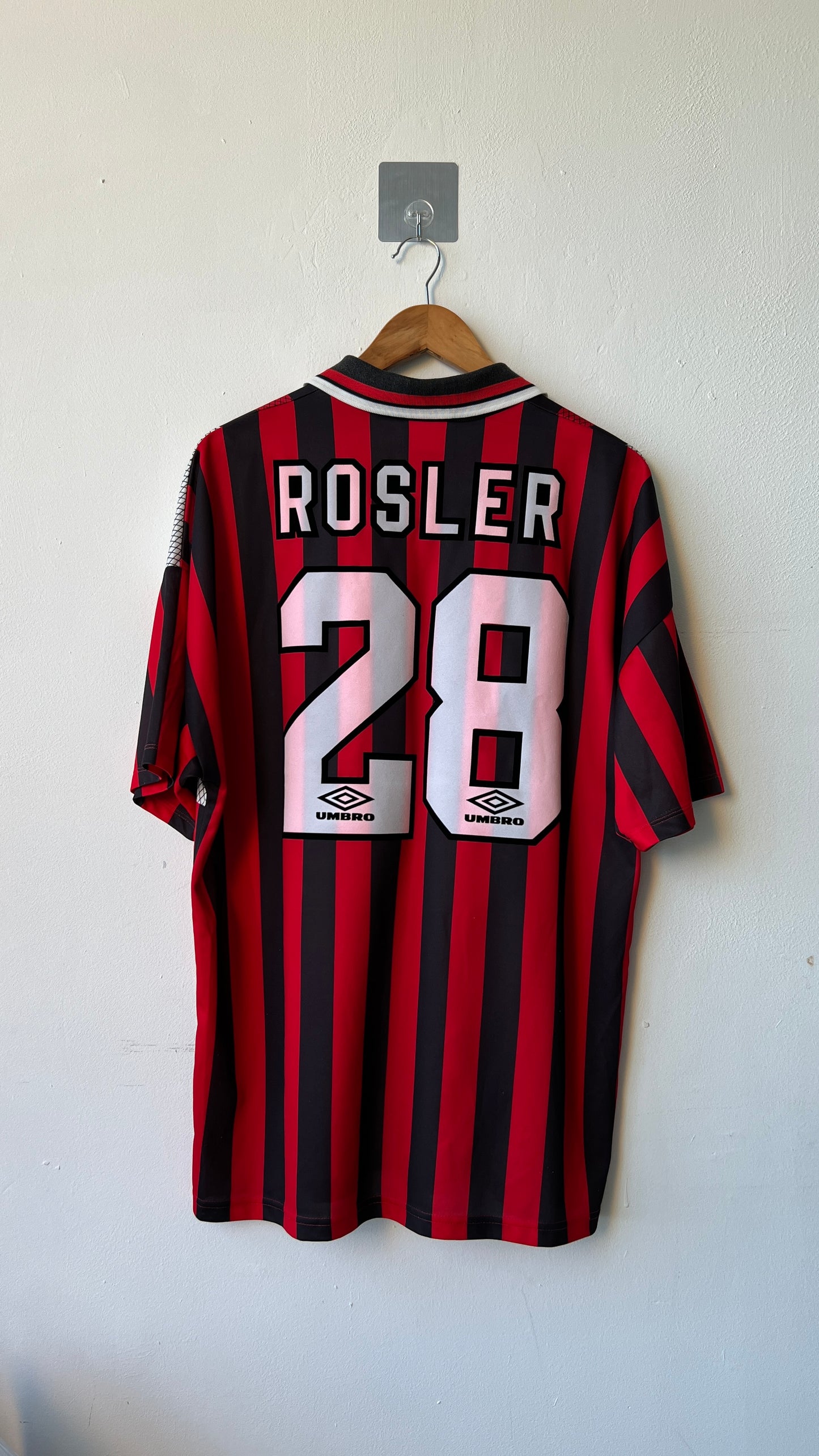 Manchester City 1994-96 Away Shirt Rosler #28 (XL)