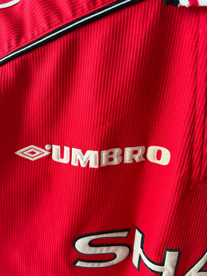 (XL) Manchester United 1998-00 Home Shirt Beckham #7