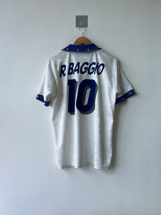 (L) Italy 1994-95 Away Shirt R. Baggio #10