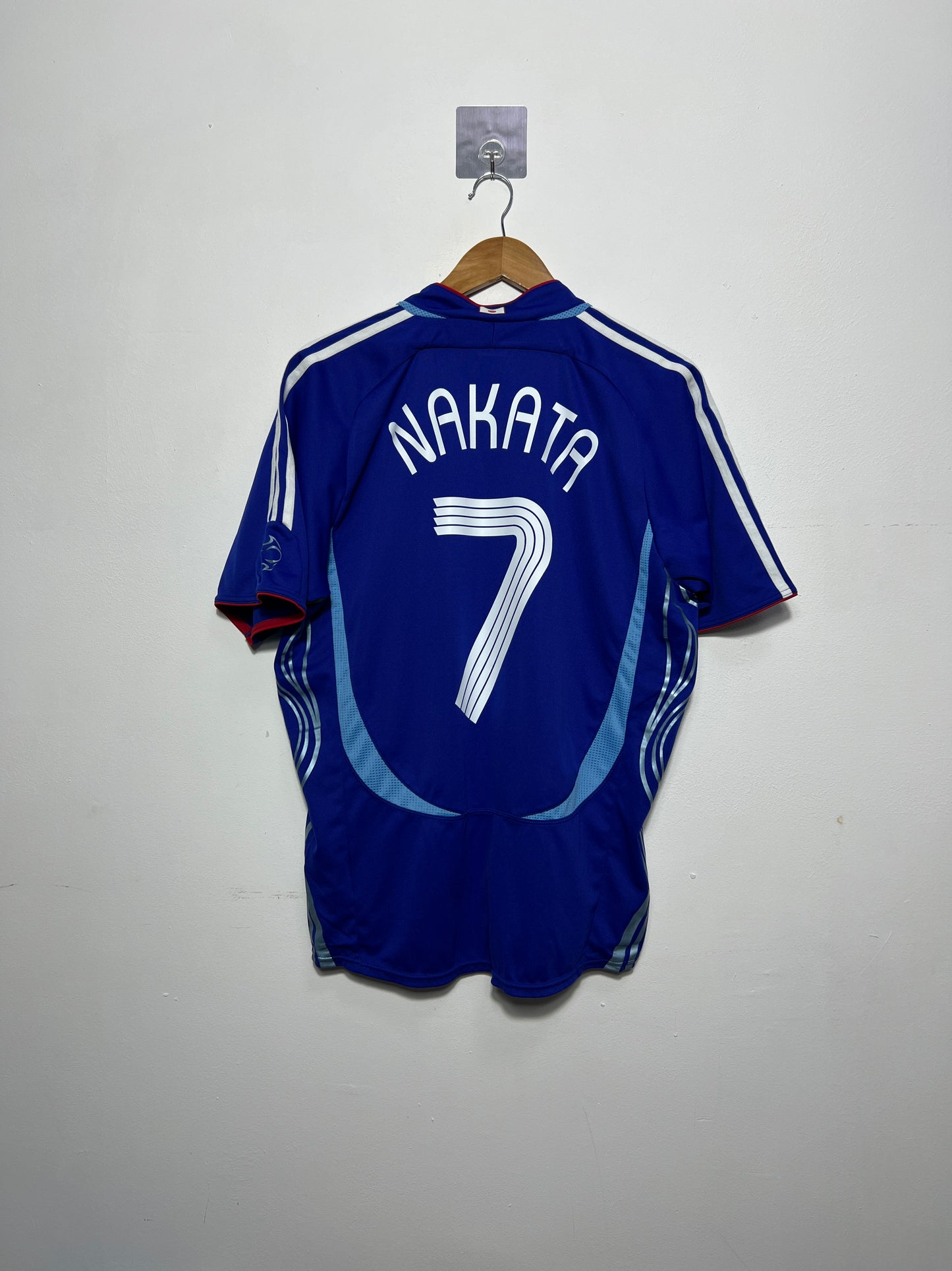 (M fits L) Japan 2006-08 Home Shirt Nakata #7