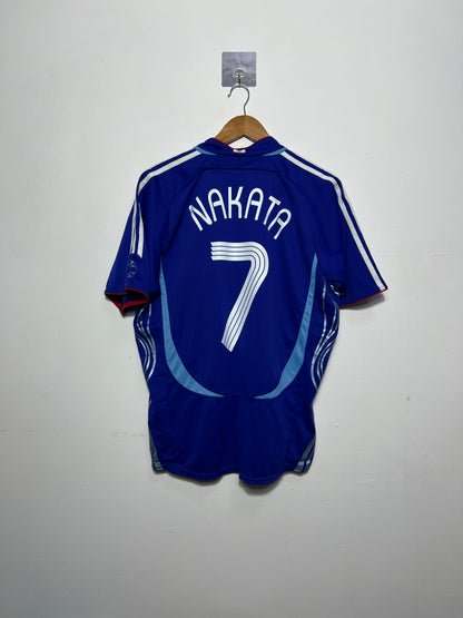 (M fits L) Japan 2006-08 Home Shirt Nakata #7