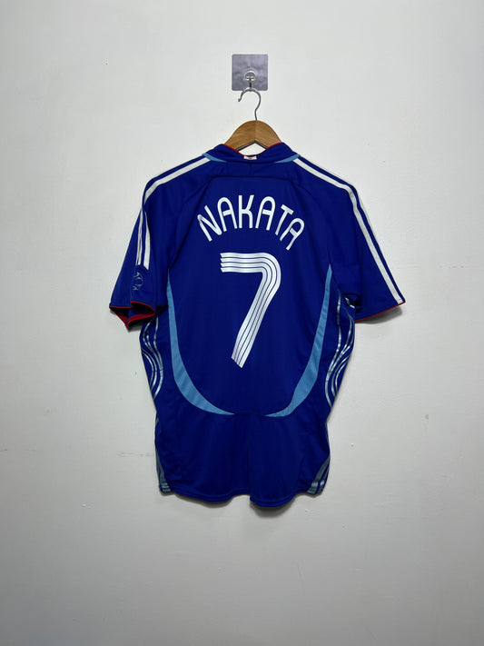 (M fits L) Japan 2006-08 Home Shirt Nakata #7