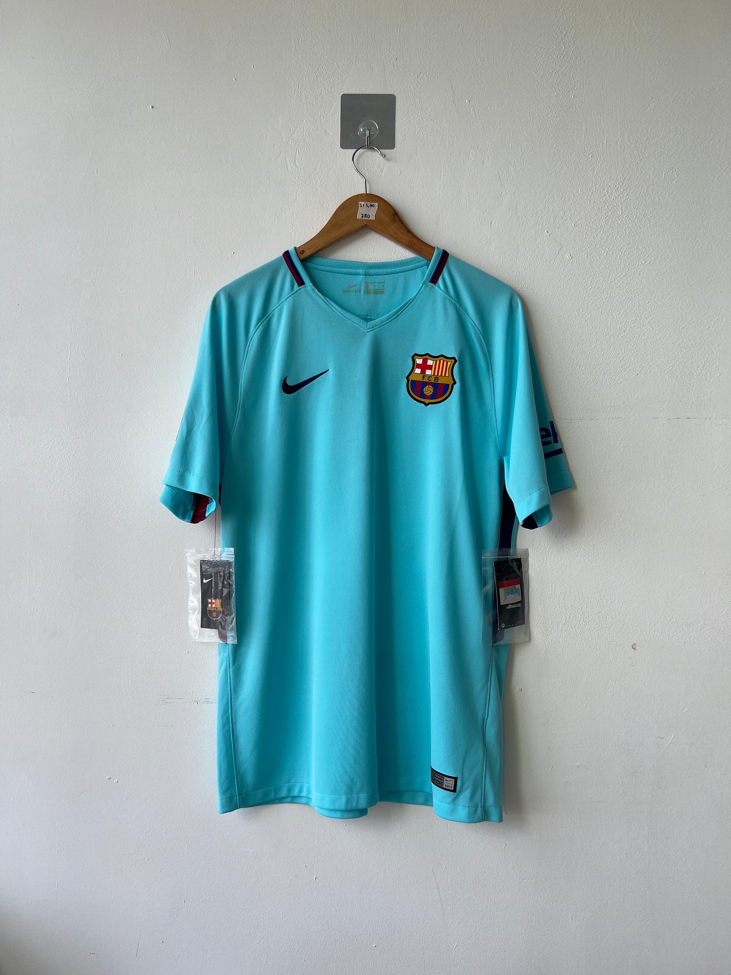 (L) Barcelona 2017-18 Away Shirt Messi #10 (NEW)