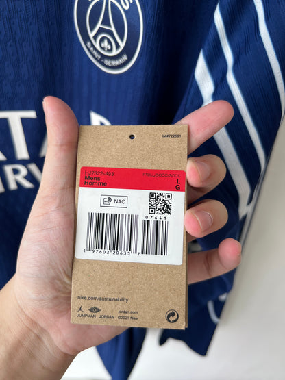 (L) PSG 2024-25 Fourth Long Sleeve Player Version Shirt N. Mendes #25 (NEW)
