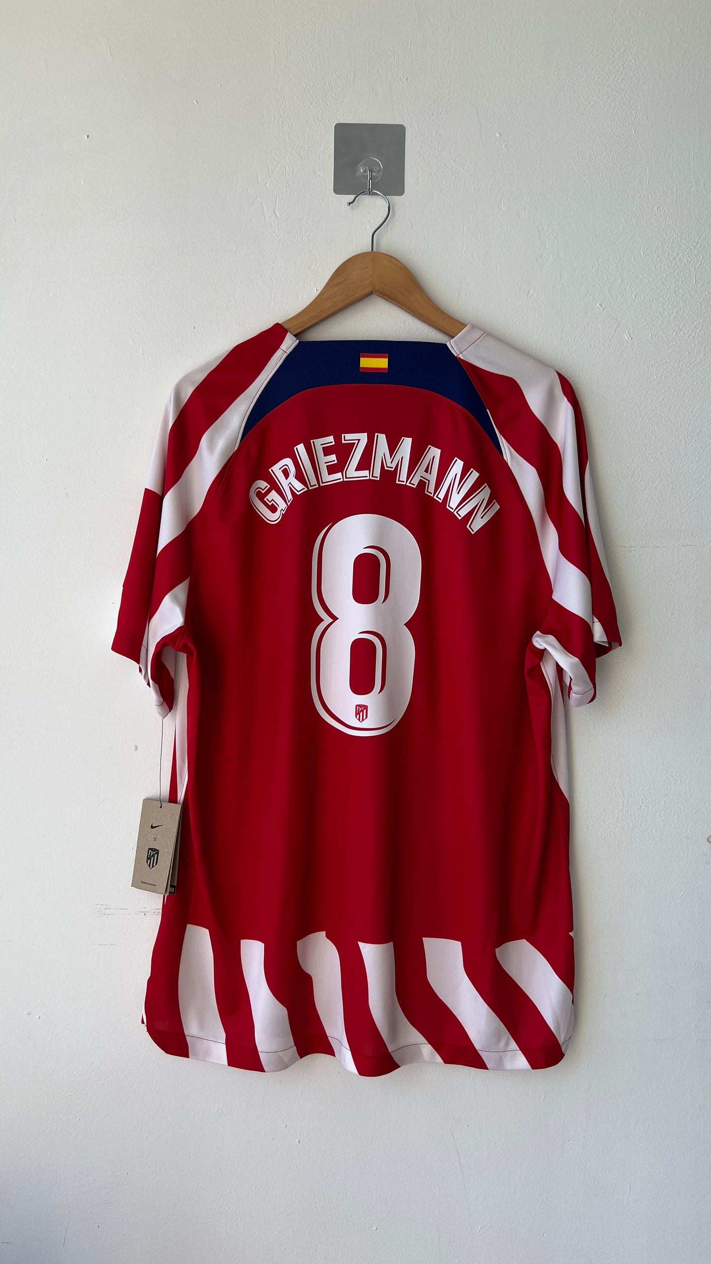 Atletico Madrid 2022-23 Home Shirt Griezmann #8 (XL) (Brand New)