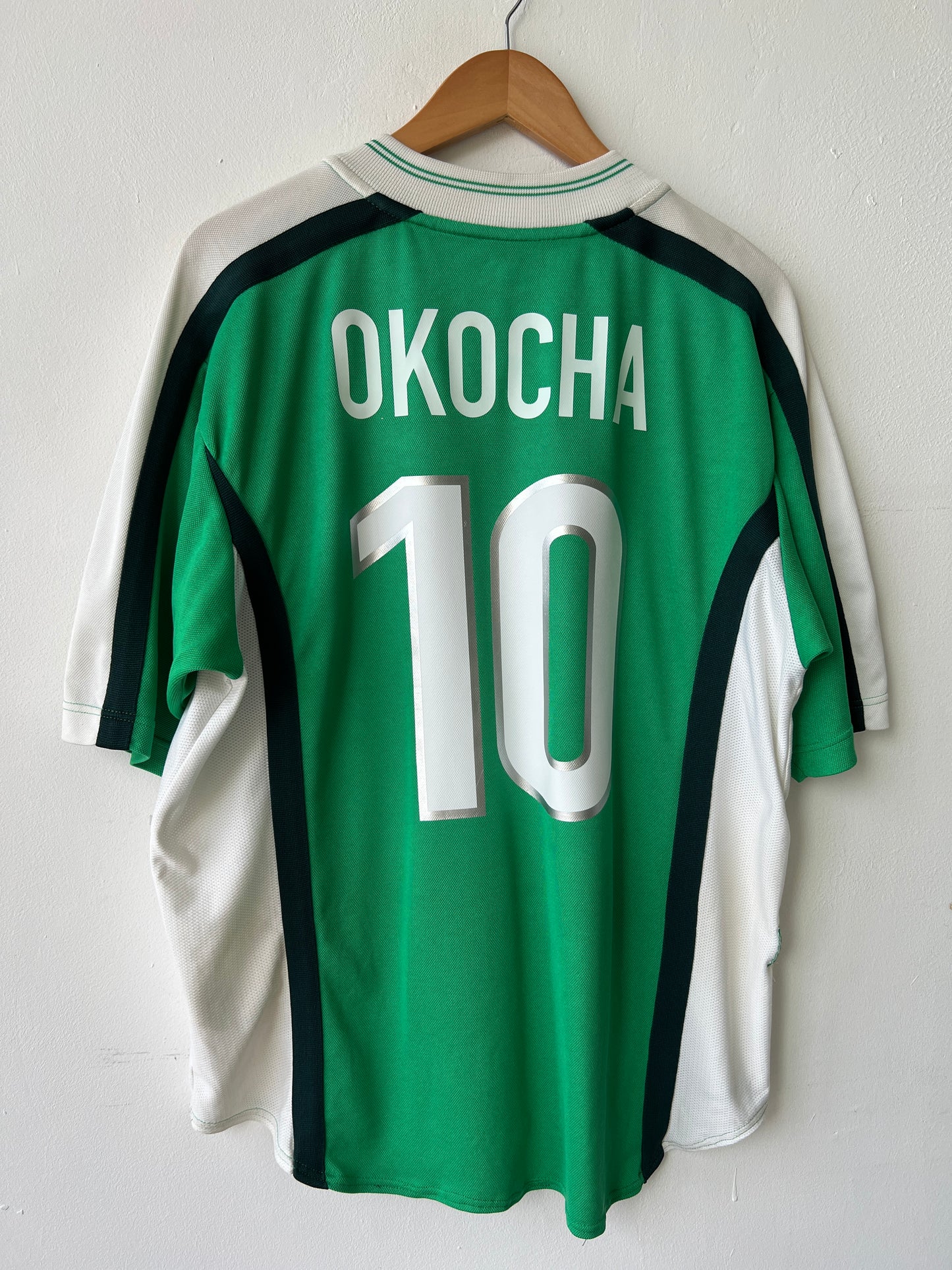 (L) Nigeria 1998-00 Home Shirt Okocha #10