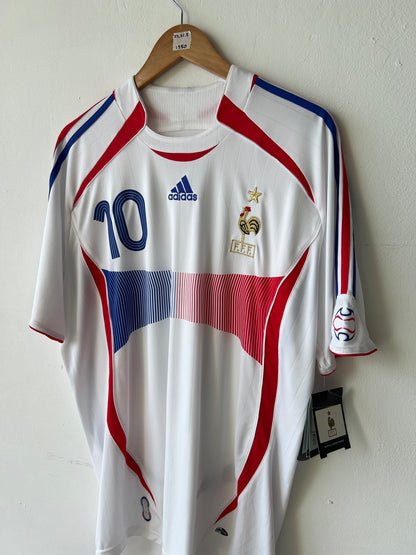 France 2006-08 Away Shirt Zidane #10 (Brand New) (L)
