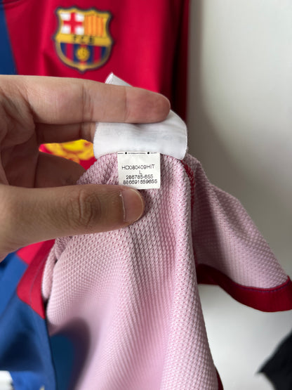(L) Barcelona 2008-09 Home Long Sleeve Shirt Messi #10