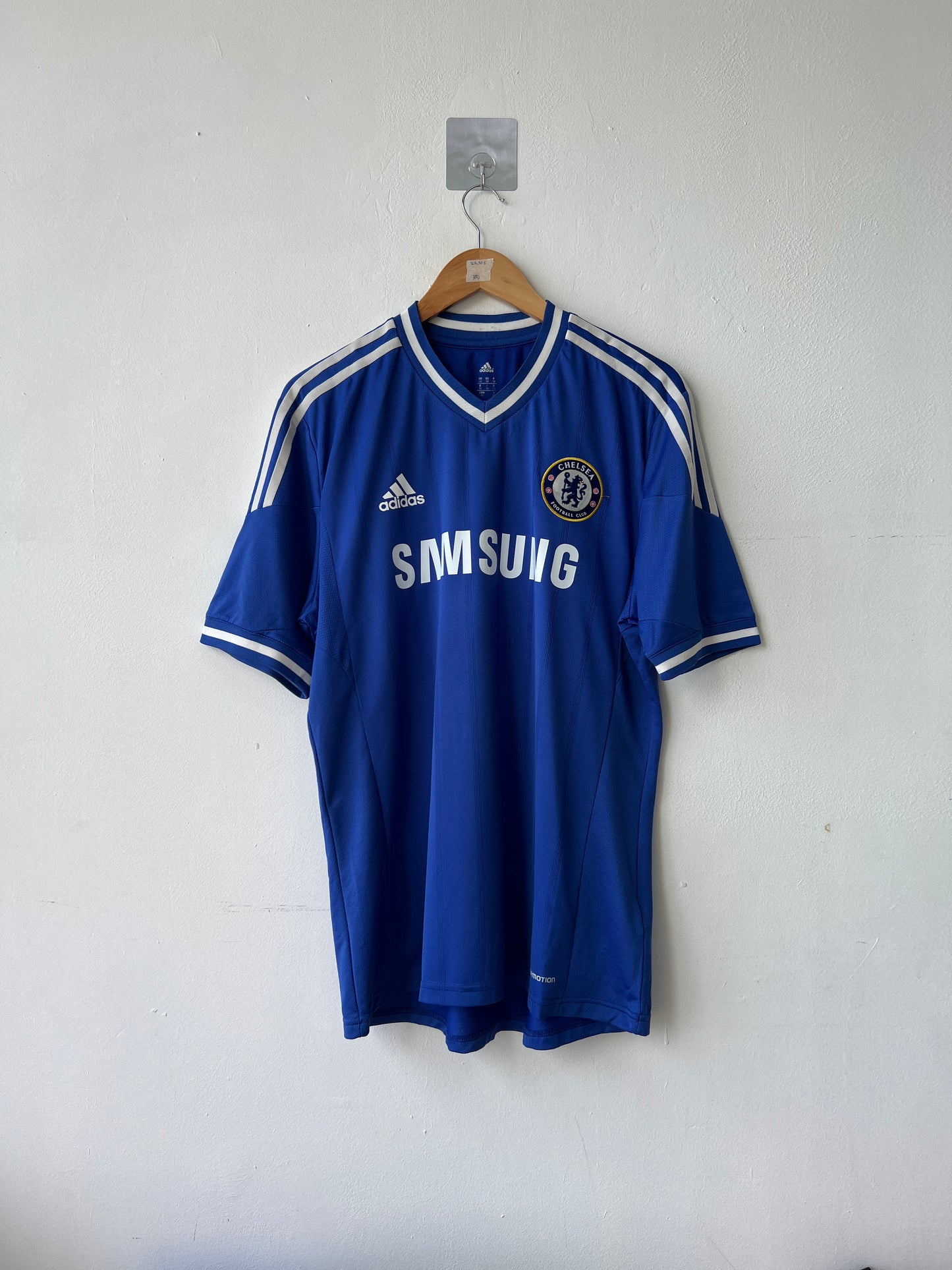(XL/Size 10) Chelsea 2013-14 Home Player Version Shirt Oscar #11