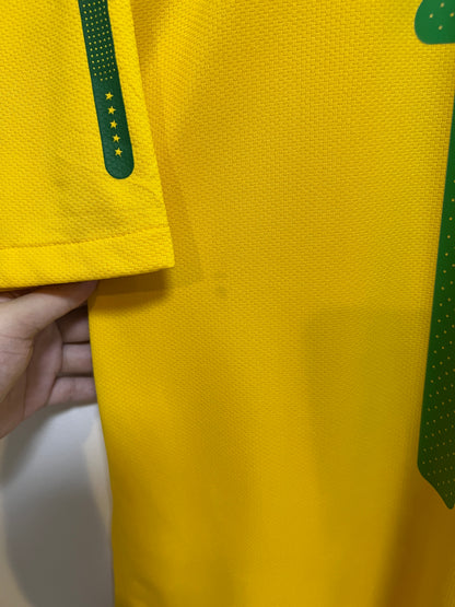 (XL) Brazil 2010-11 Home Shirt Ronaldinho #10