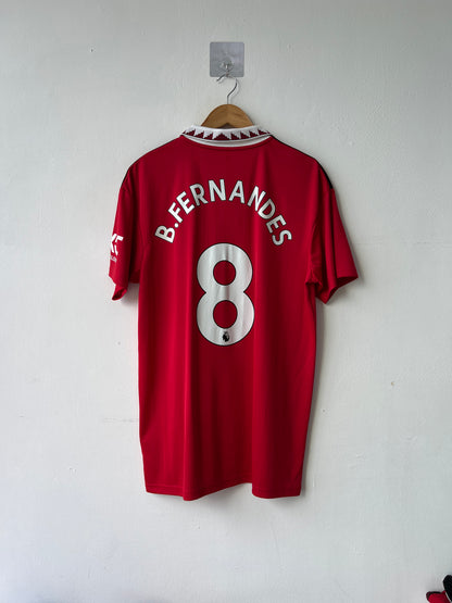 (L) Manchester United 2022-23 Home Shirt B. Fernandes #8