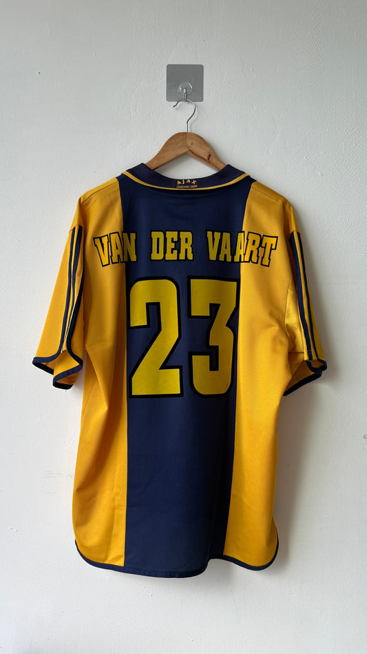 Ajax 2000 2001 away shirt with a Van Der Vaart nameset-back view-693641 adidas