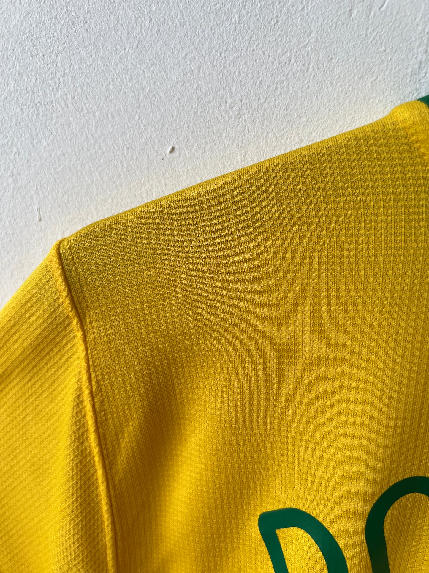 (L) Brazil 2006-08 Home Long Sleeve Shirt Ronaldo #9