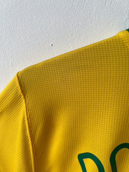 (L) Brazil 2006-08 Home Long Sleeve Shirt Ronaldo #9