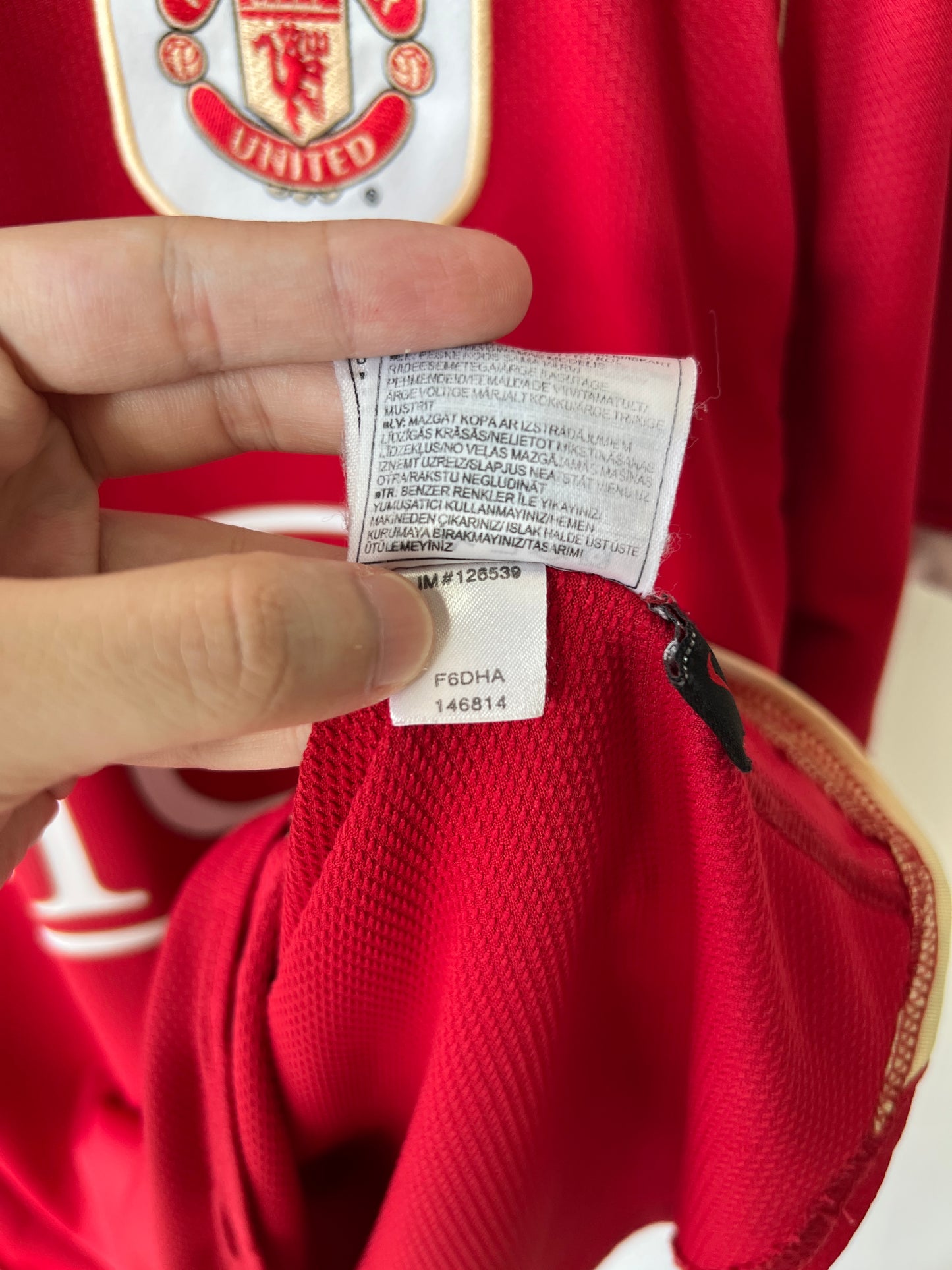 (L) Manchester United 2006-07 Home Shirt Ferdinand #5