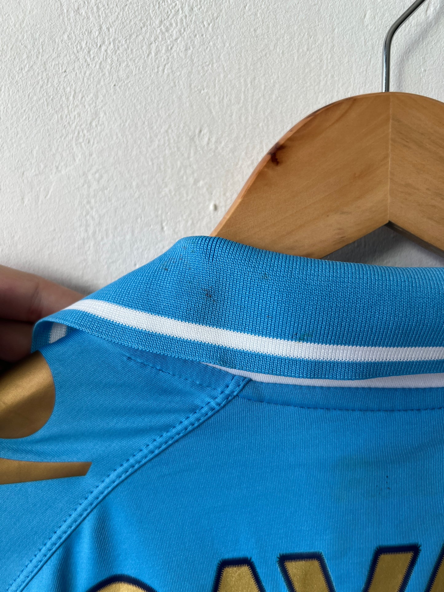 (XL fits M) Napoli 2011-12 CL Home Shirt Cavani #7 (NEW)