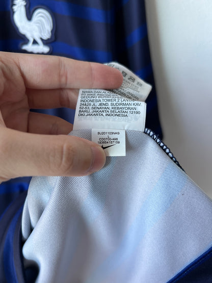 (L) France 2020-21 Home Shirt Mbappe #10