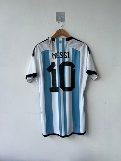 (L) Argentina 2022-24 Home Shirt Messi #10 (NEW)
