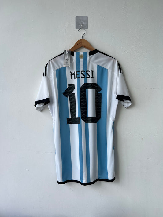 (L) Argentina 2022-24 Home Shirt Messi #10 (NEW)